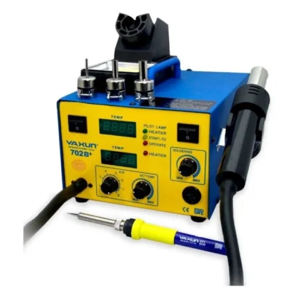 Máquina de solda Estação De Solda E Retrabalho Ar Quente Yaxun 702B + 220v